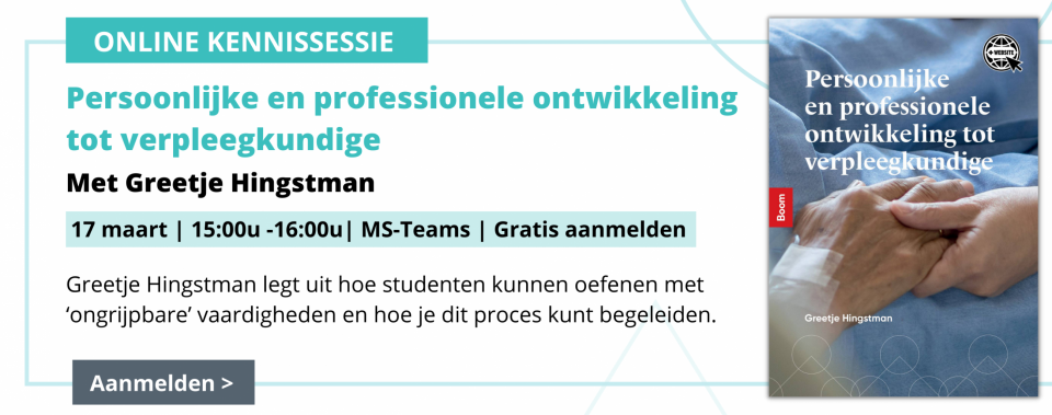 Persoonlijke en professionele ontwikkeling tot verpleegkundige