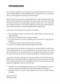 NT2-Cahier Taalkit voor docenten